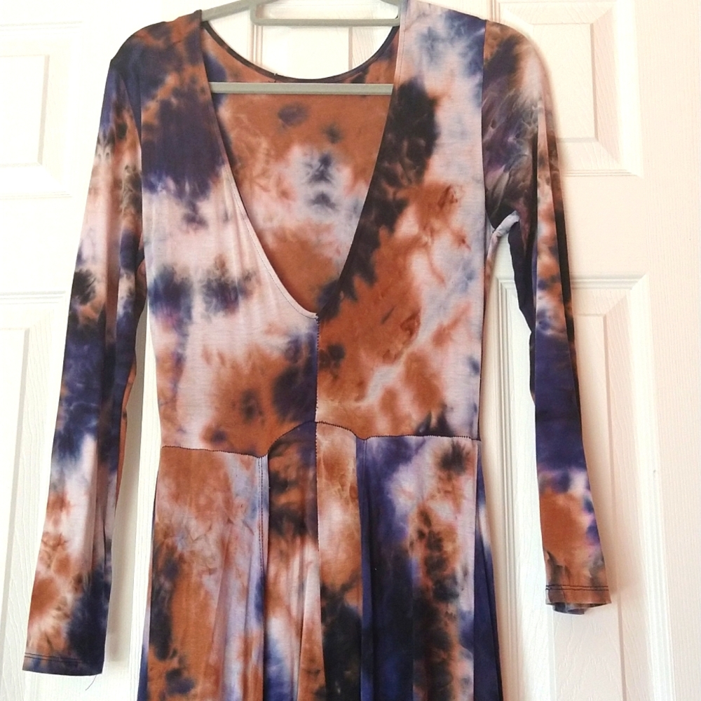 Tie Dye Maxi Jumper